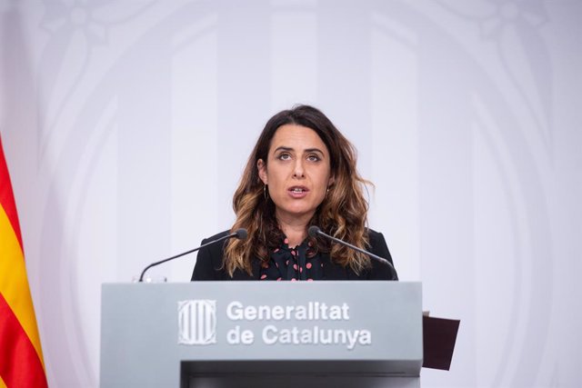 La portaveu del Govern de Catalunya, Patrícia Plaja