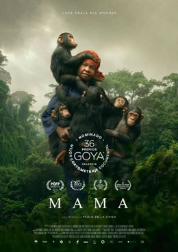 Cartel del cortometraje documental 'Mama'