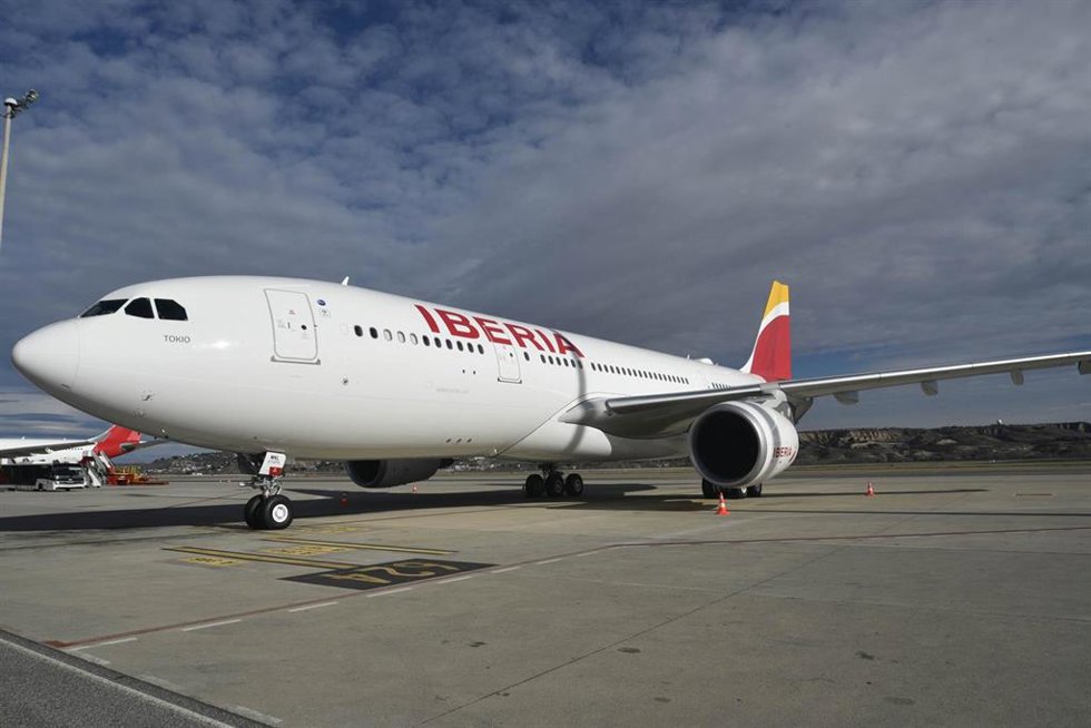 Avión de Iberia.