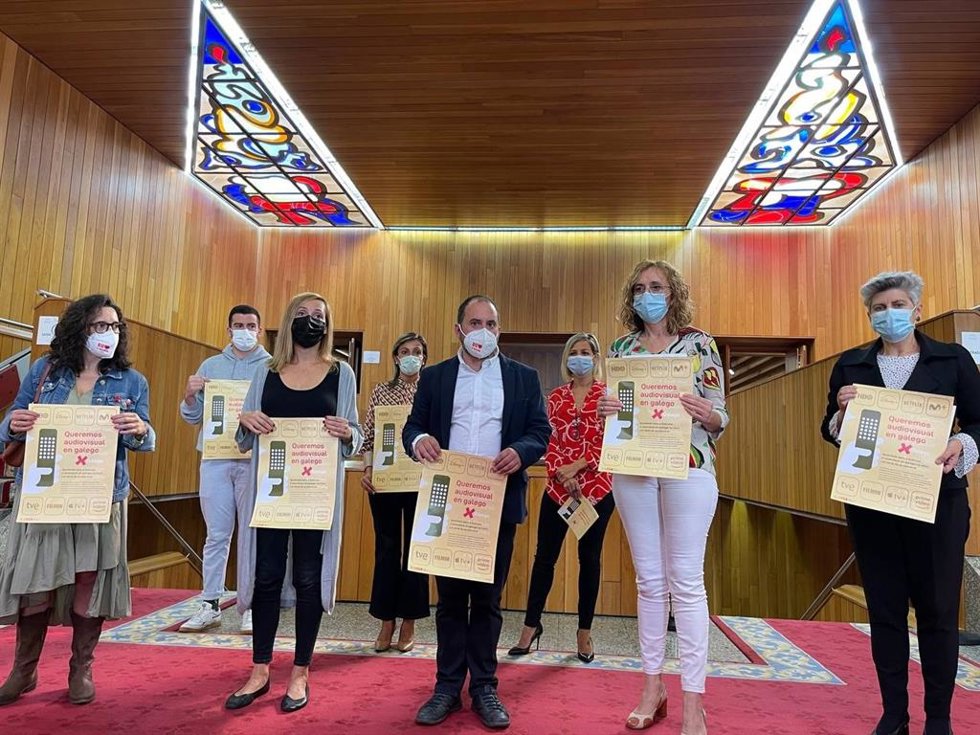 Archivo - A Mesa y los grupos del Parlamento se unen para pedir que la nueva Ley del Audiovisual del Estado no margine al gallego