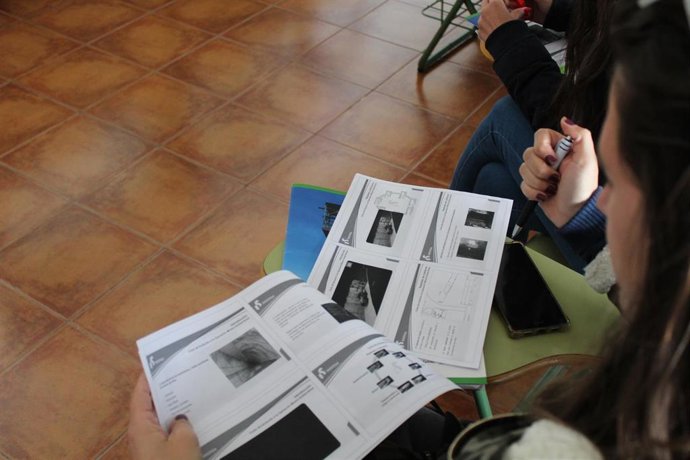 Empleada de Insersa durante un curso de formación.