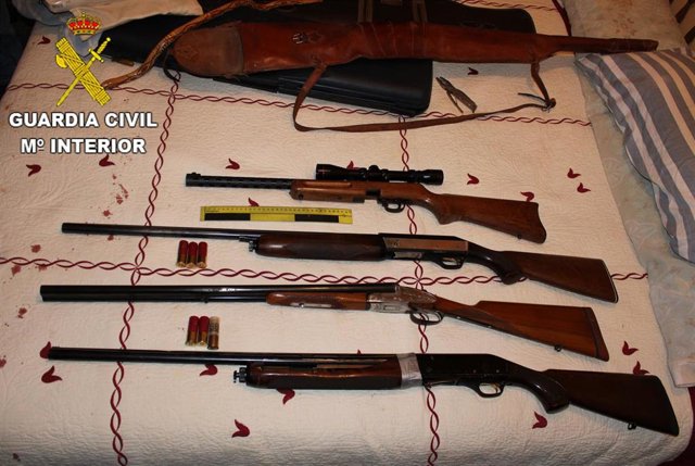 Armas incautadas en Operación Escalona