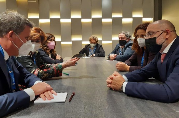 Cladera y Serra, reunidos con representantes de la OMT.