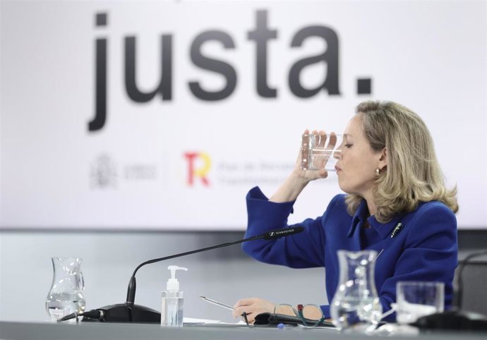 La vicepresidenta primera y ministra de Asuntos Económicos y Transformación Digital, Nadia Calviño