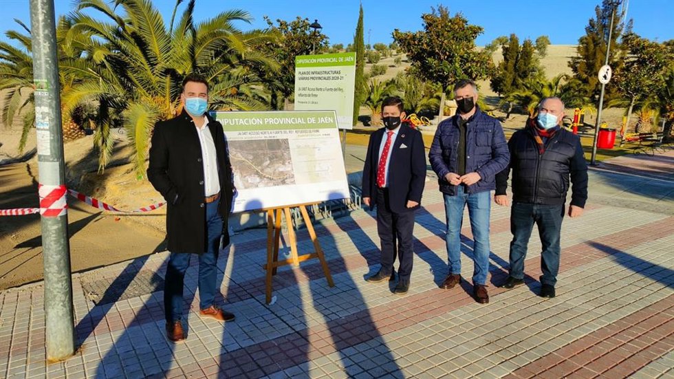 Visita a las obra de mejora del acceso norte a Fuerte del Rey