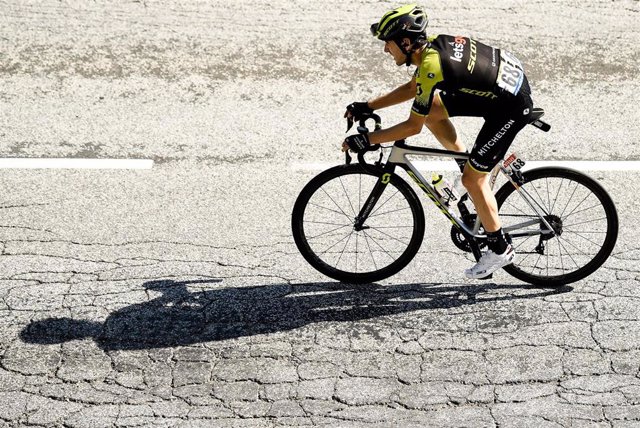 Archivo - Mikel Nieve durante el Tour de Francia de 2018