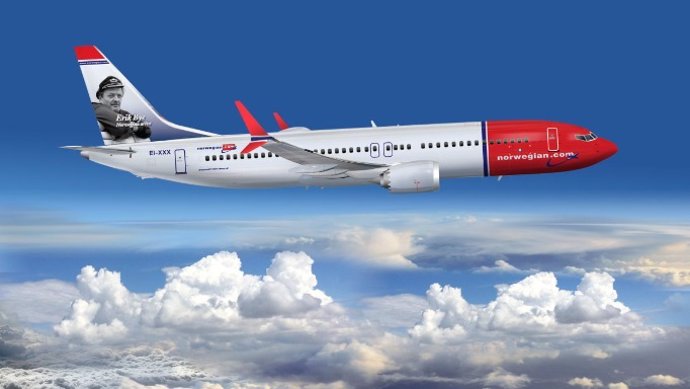 Avión de Norwegian.