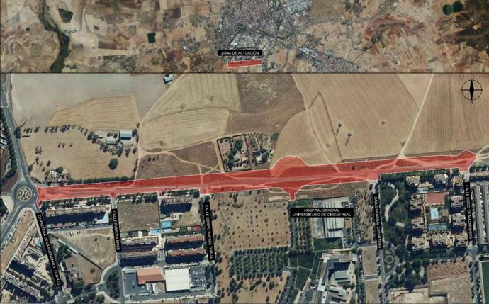 Proyecto de la ronda sur de Ciudad Real.