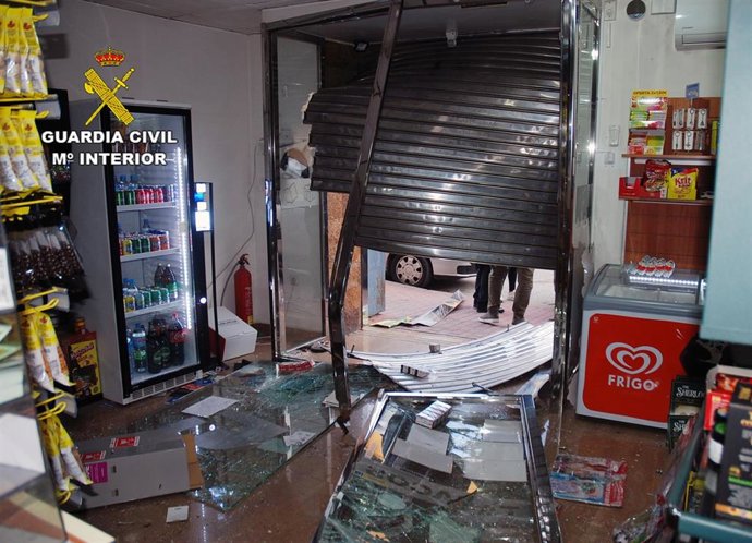 Imagen en la que quedó uno de los establecimientos tras un alunizaje