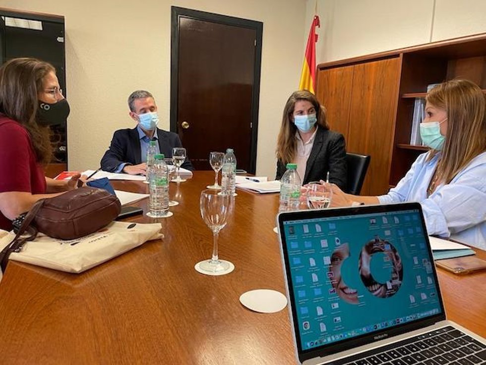Reunión de COCETA con representantes de la Secretaría de Estado de Derechos Sociales.