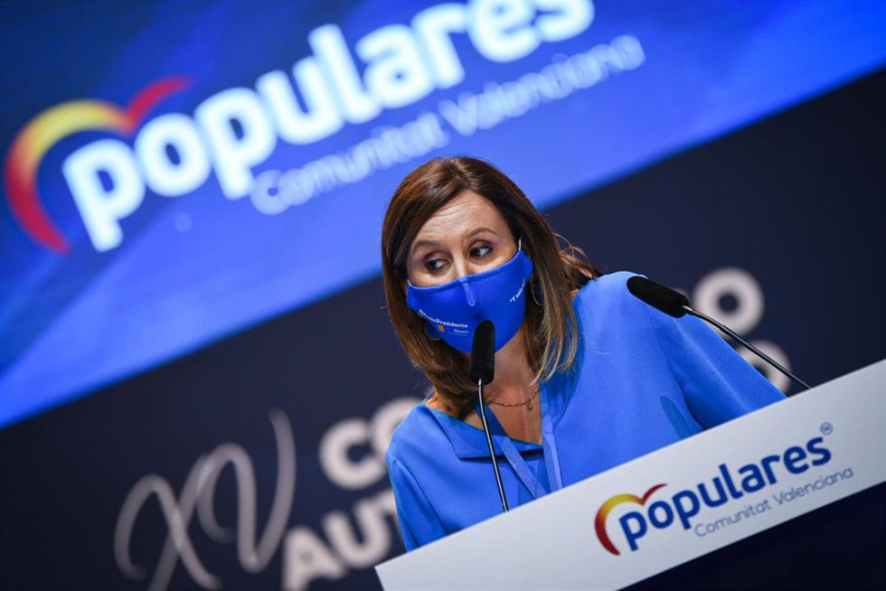 Archivo - La síndica del PP en Les Corts, María José Catalá
