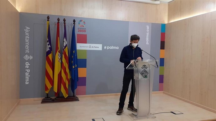 El portavoz del Ayuntamiento de Palma, Alberto Jarabo.