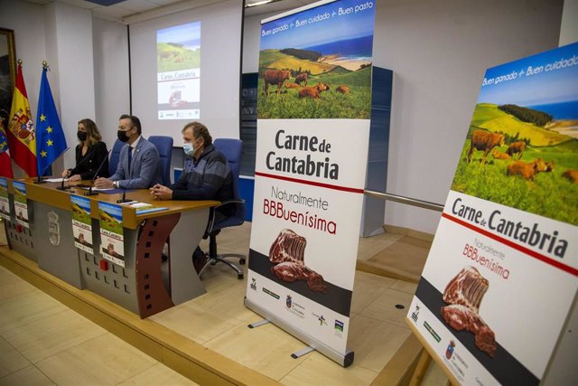 Presentación de la campaña del Gobierno para promocionar la carne de Cantabria