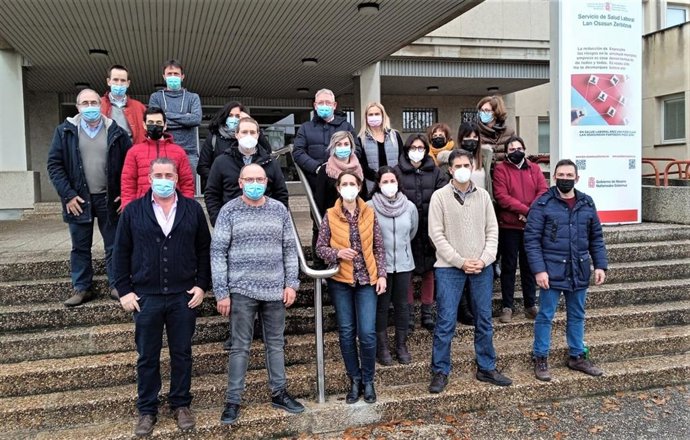 Participantes en el curso de formación de inspectores de amianto en edificios e instalaciones industriales