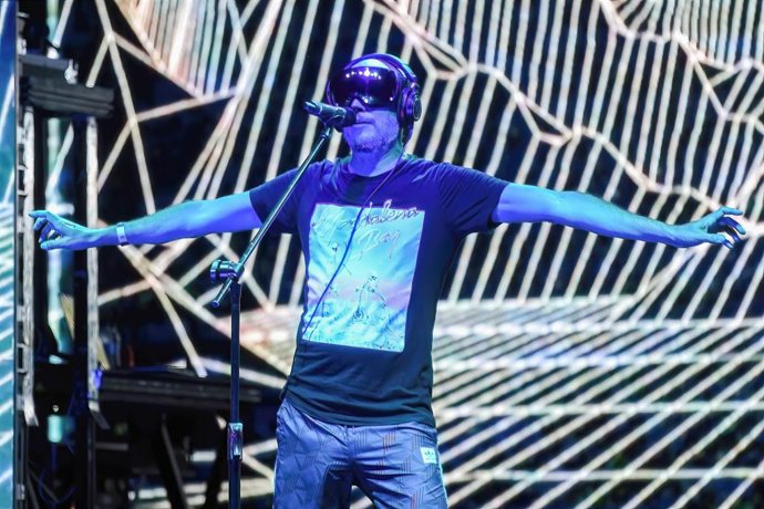 Archivo - La Casa Azul, actuando en Sitges este verano.