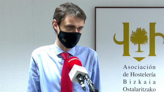 Héctor Sánchez, gerente de la Asociación de Hostelería de Bizkaia.