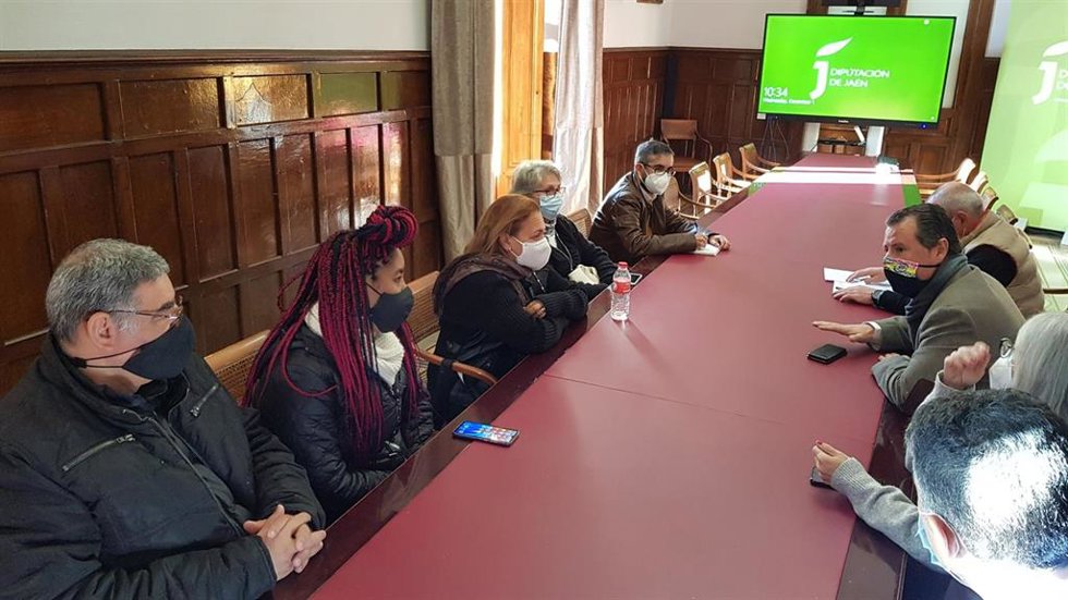 Visita de la delegación cubana