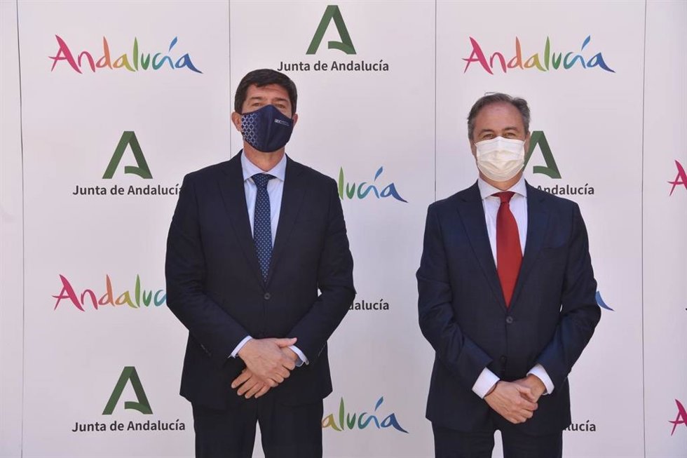 Marín (izda.) y Pimentel.