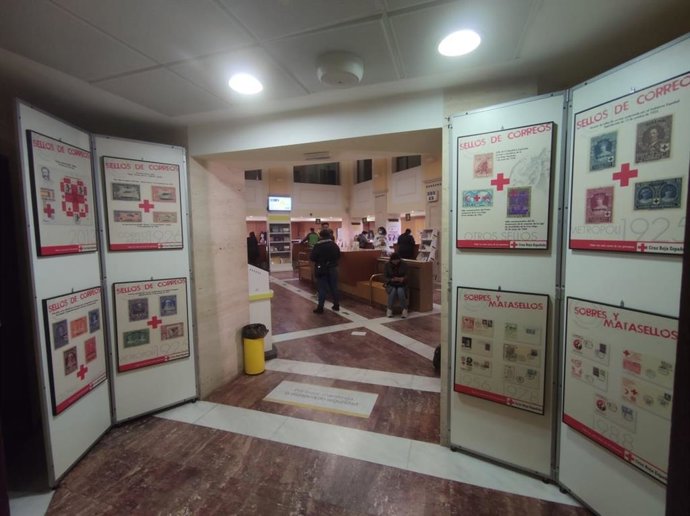 Huesca acoge la exposición filatélica 'Cruz Roja en los sellos de Correos'.