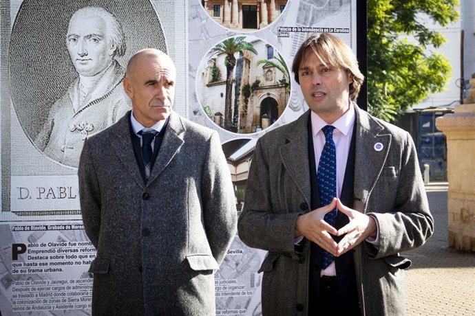 Inauguración de la exposición '250 años del Plano de Olavide'