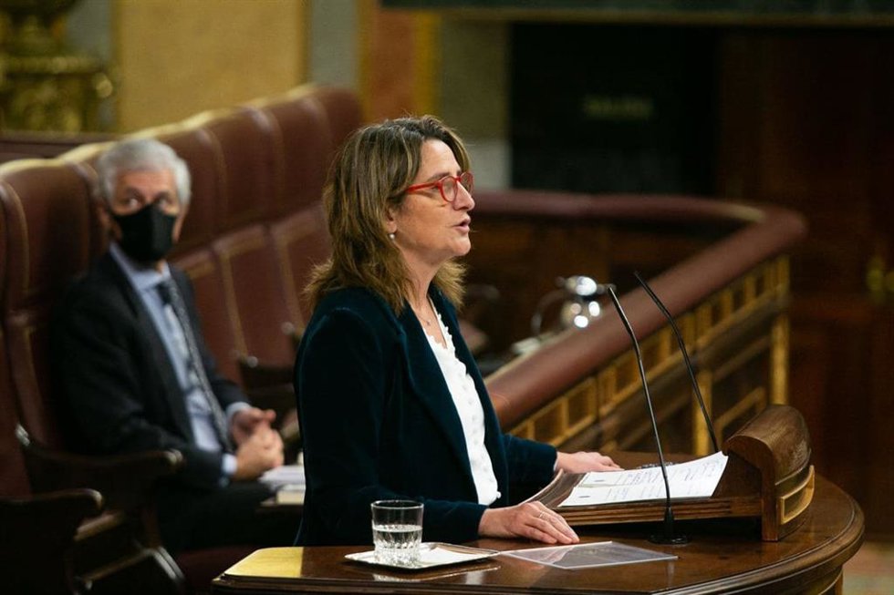 La vicepresidenta para la Transición Ecológica, Teresa Ribera