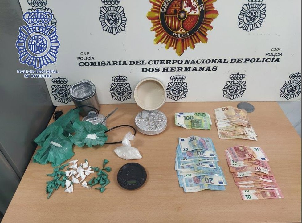 Droga intervenida en Dos Hermanas