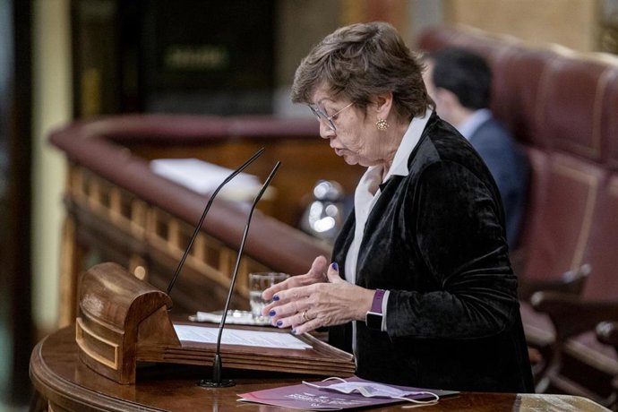 La diputada de Unidas Podemos por Baleares Antonia Jover. 