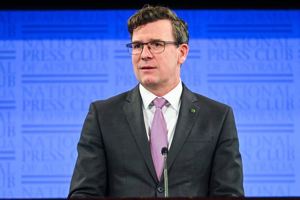 Archivo - El ministro australiano de Educación Alan Tudge.