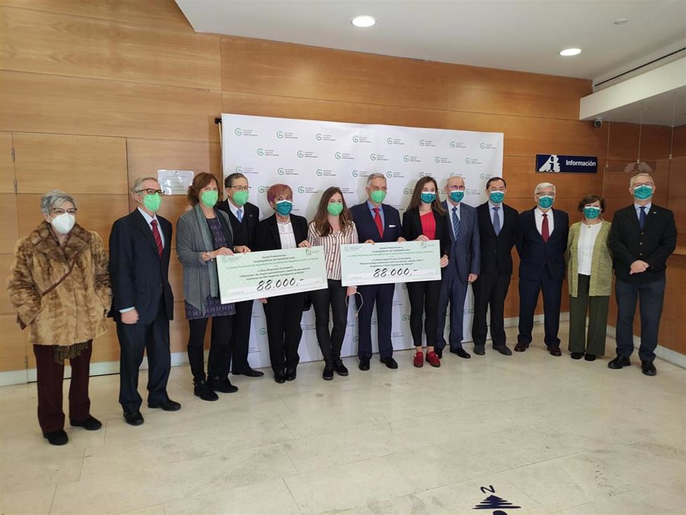 Acto institucional de la AECC en Valladolid 2021.