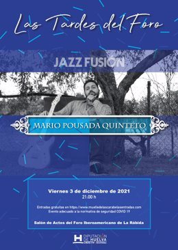 Cartel del concierto de Mario Pousada.