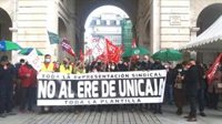 La segunda huelga por el ERE Unicaja alcanza un seguimiento del 91%, según CCOO