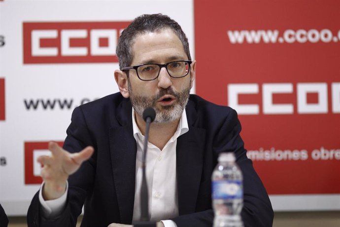 Archivo - El responsable del Gabinete Económico de CCOO, Carlos Martín, en una imagen de archivo.