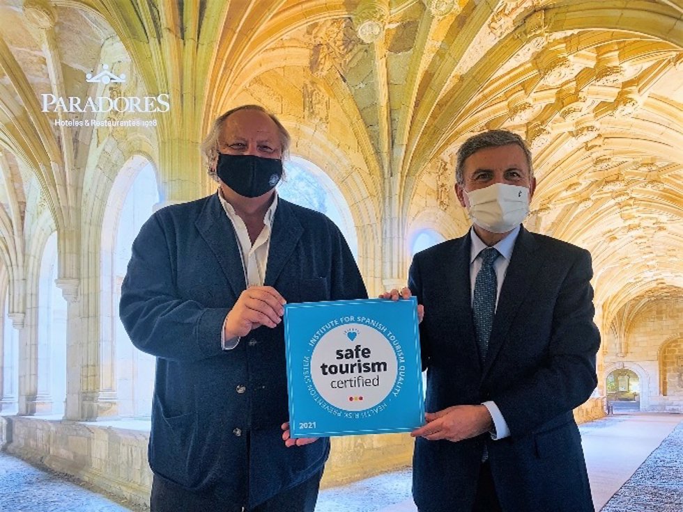 Entrega del sello Safe Tourism Certified a Paradores.