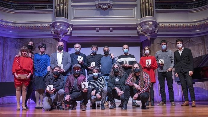 Entrega de los premios Lauxeta de la Diputación de Bizkaia