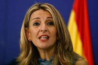 Yolanda Díaz defiende la gestión "ejemplar" del Gobierno en la pandemia y acusa al PP de crear "polémicas artificiales"