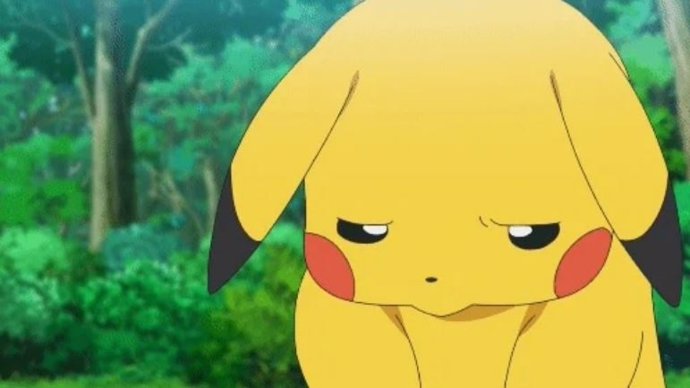 Un GIF de Pikachu triste, entre los más vistos de 2021.