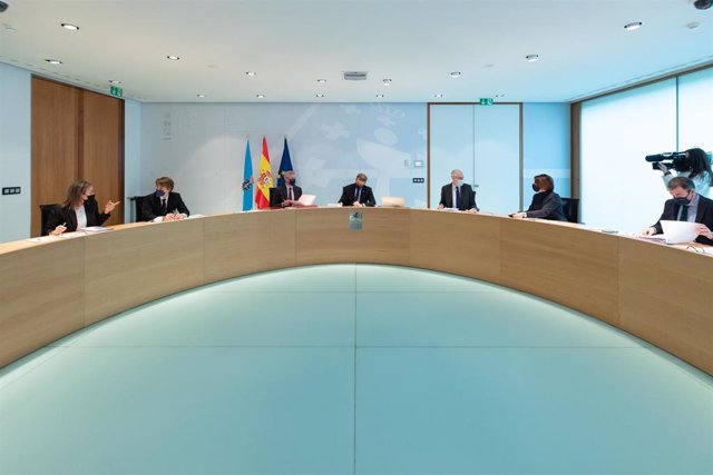 Reunión del Consello de la Xunta, presidida por el titular del Gobierno gallego, Alberto Núñez Feijóo