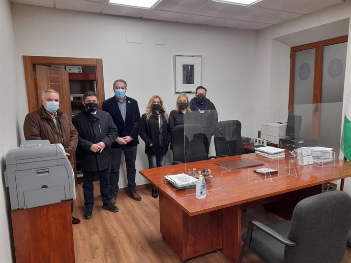 Inauguración en Navas de San Juan (Jaén) de un nuevo edificio de dependencias municipales