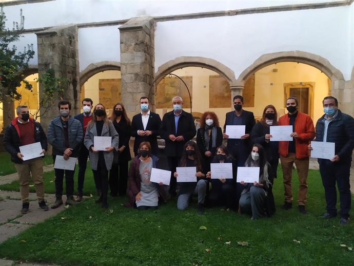 Entrega de los Premios PIE de la Diputación de Cáceres