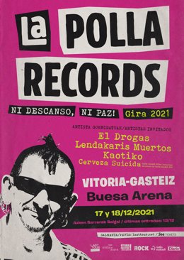 Cartel de concierto de La Polla Records