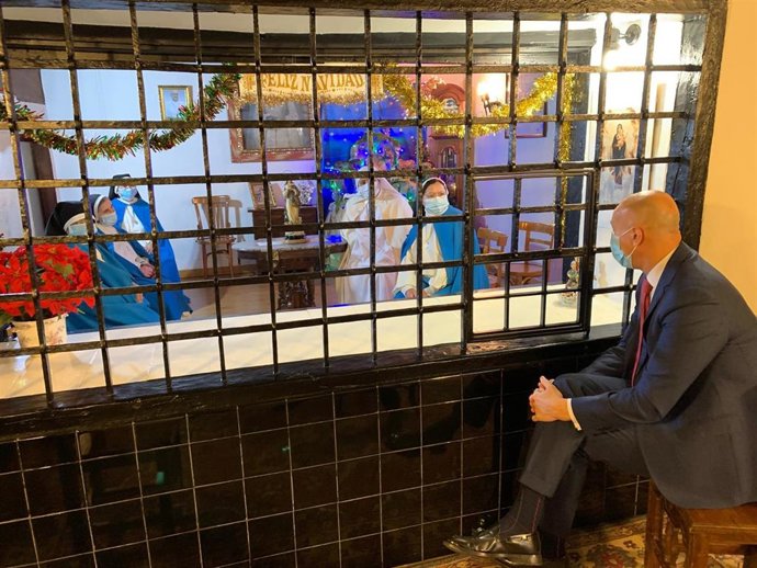 Archivo - El alcalde de León, José Antonio Diez, en la celebración de la Inmaculada del pasado año.