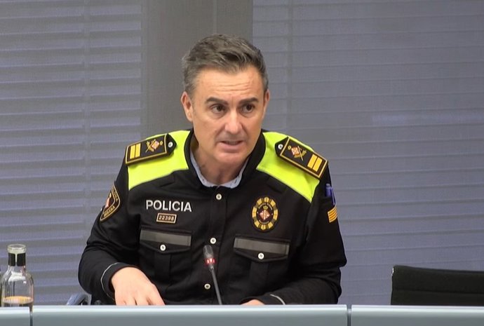 El jefe de la Guardia Urbana de Barcelona, el intendente mayor Pedro Velázquez