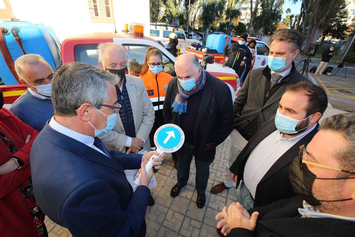 El Consorcio Provincial de Bomberos de Málaga cede vehículos a 11