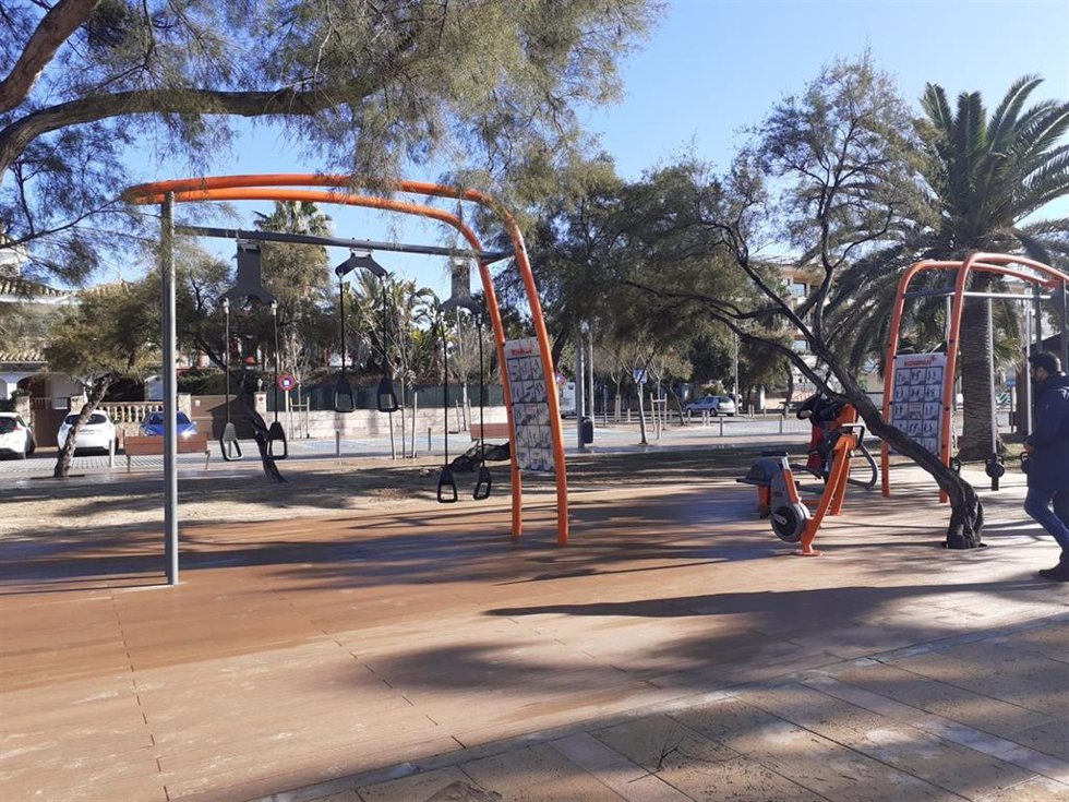 Nuevo gimnasio al aire libre en Ciutat Jardí.