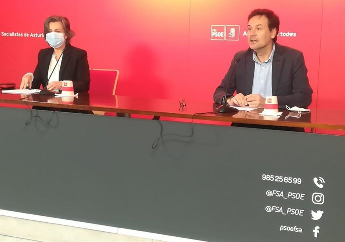 Los senadores por Asturias María Jesús Álvarez y Francisco Blanco