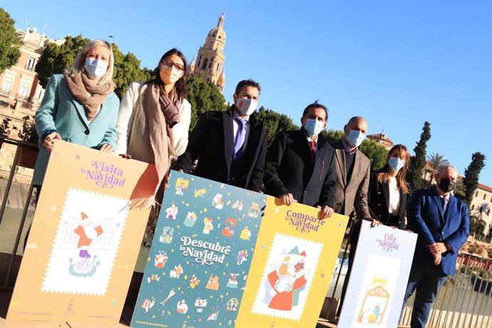 Imagen de la presentación de las actividades navideñas en Murcia