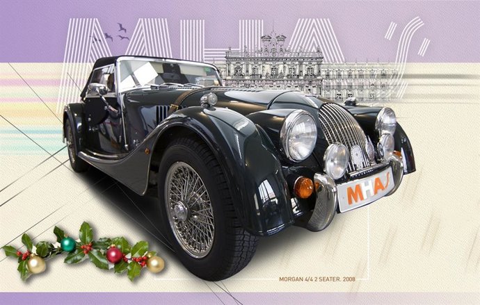 Archivo - Vehículo Morgan 4/4 2 Seater en el Museo de Historia de la Automoción en Salamanca.