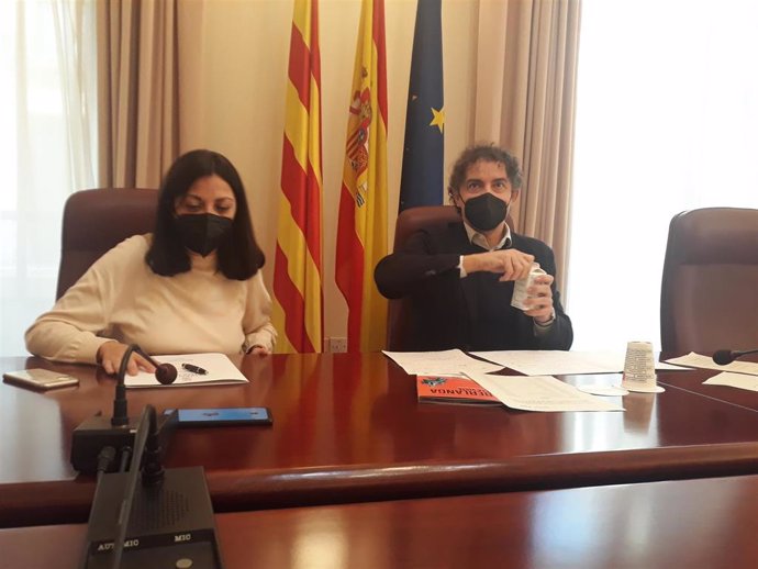 Francesc Colomer en rueda de prensa en Castelló