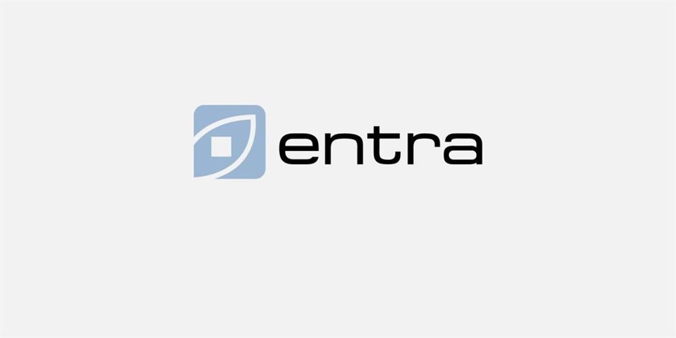 Logo de la inmobiliaria noruega Entra.