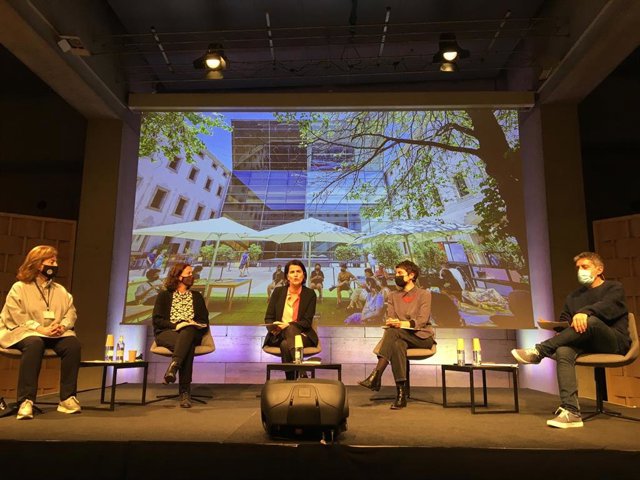 Presentación de la programación de 2022 del Centre de Cultura Contemporània de Barcelona (CCCB) con su directora, Judit Carrera.